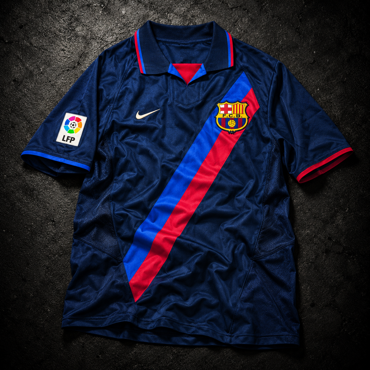 Iniesta 34 - Barcelona Away 2002/03 La Liga