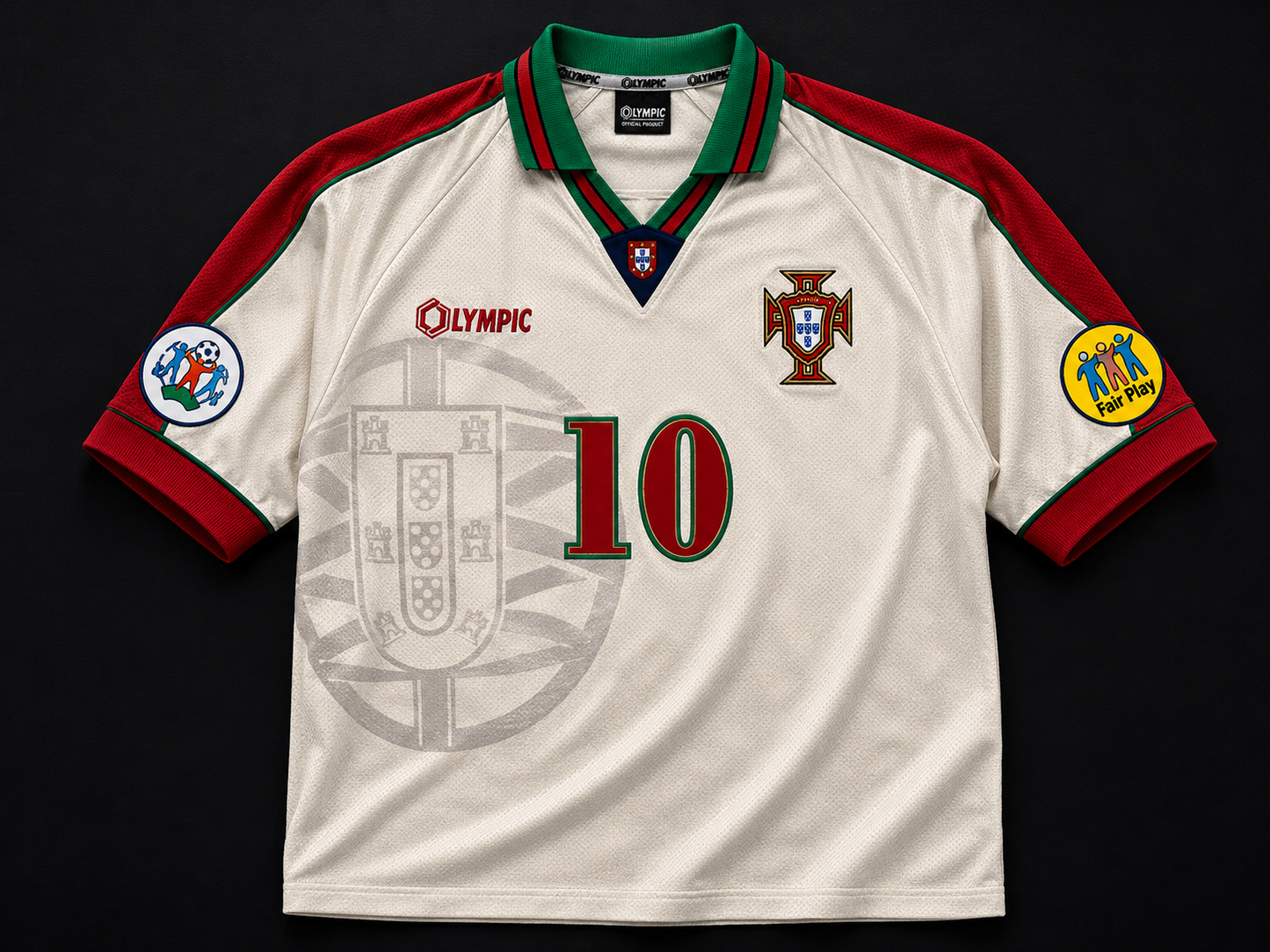 Rui Costa 10 - Portugal Away 1996 Euro