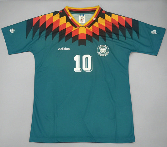 Matthaus 10 Germany Away 1994 retro football shirt