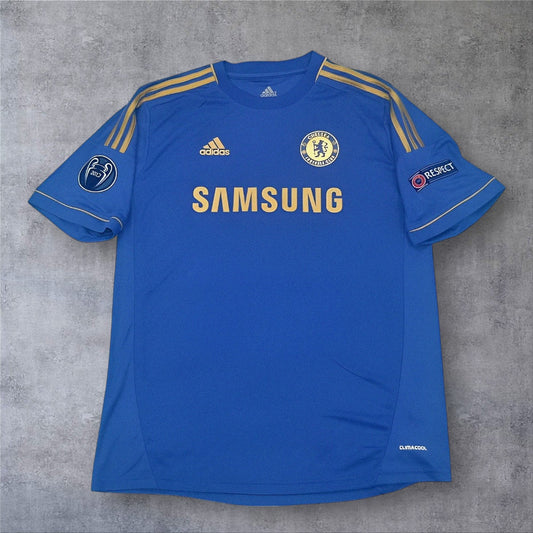 Lampard 8 Chelsea Home 2012/13 Champions League retro football shirt