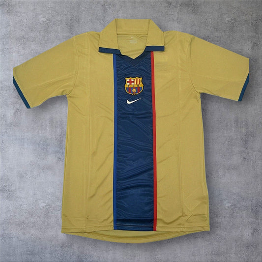 Kluivert 9 Barcelona Away 2001/02 Champions League retro football shirt