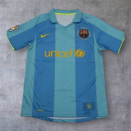 Ronaldinho 10 Barcelona Away 2007/08 La Liga retro football shirt