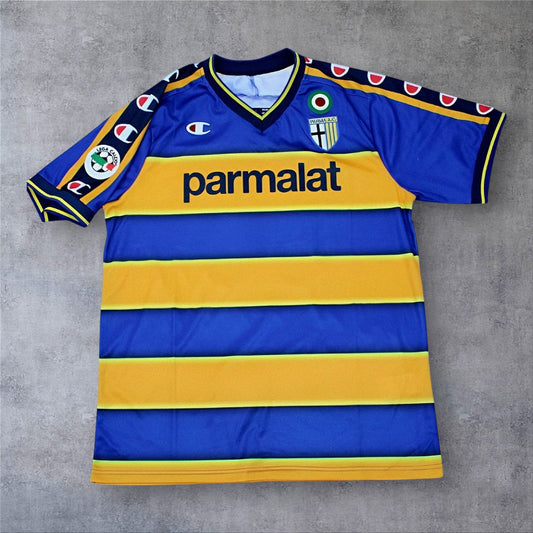 Nakata 10 Parma Home 2001/02 Serie A retro football shirt