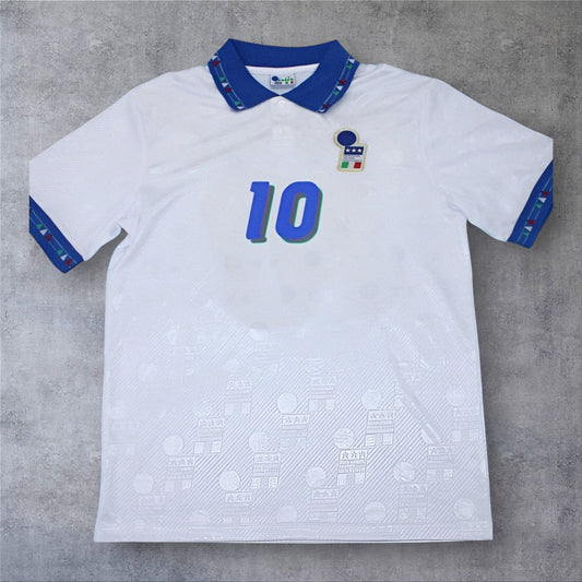 Baggio 10 Italy Away 1994 World Cup retro football shirt