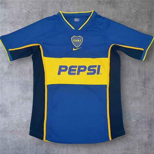 "Roman" Riquelme 10 Boca Juniors Home 2002/03 retro football shirt
