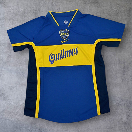 "Roman" Riquelme 10 Boca Juniors Home 2001/02 retro football shirt