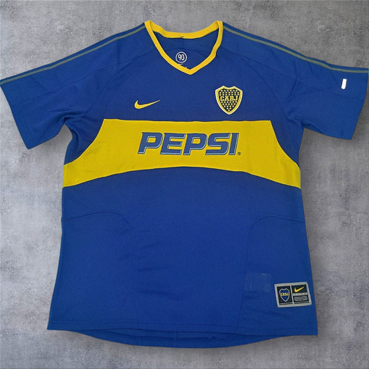 Tevez 11 Boca Juniors Home 2003/04 retro football shirt