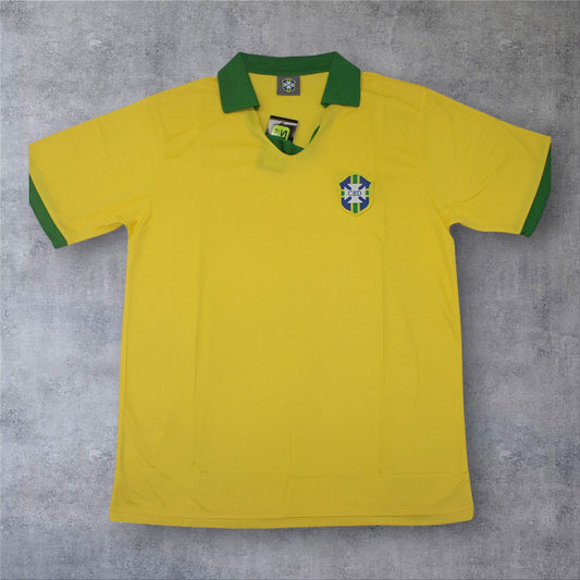 Pelé 10 Brazil Home 1958 retro football shirt
