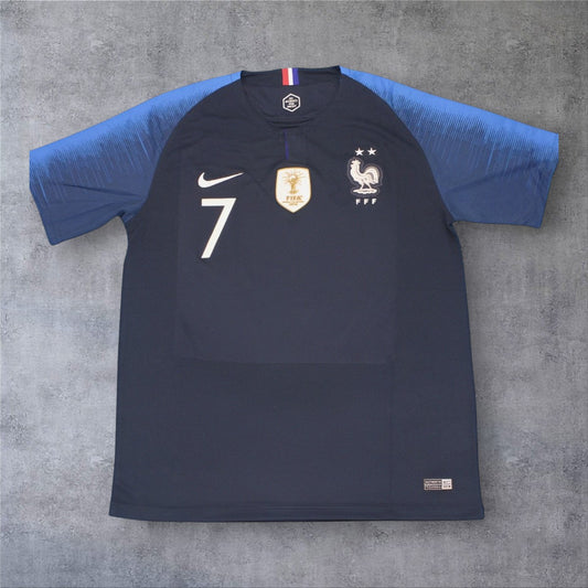 Griezmann 7 France Home 2019 retro football shirt