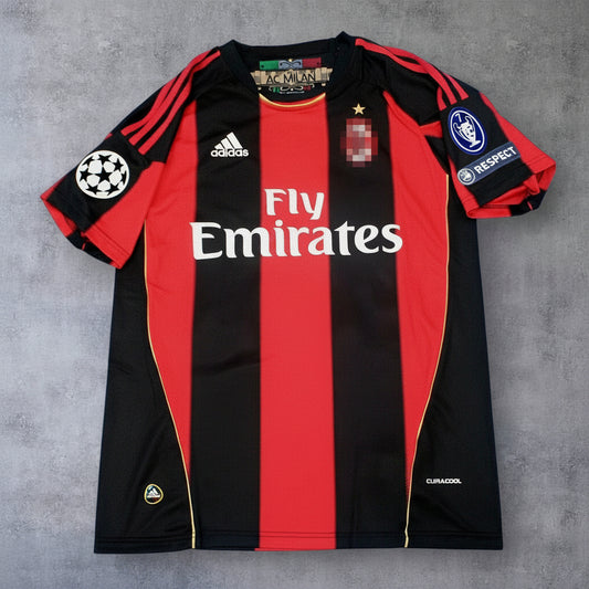 Pato 7 Milan Home 2010/11 Champions League retro football shirt