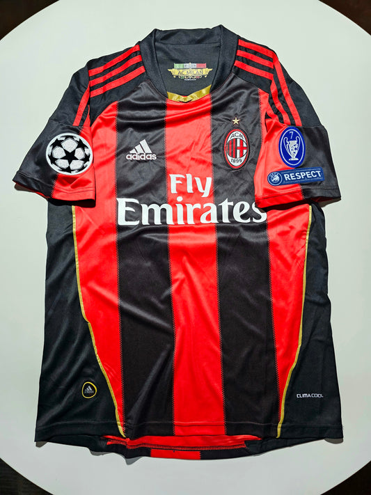 Ronaldinho 10 2010/2011 Home Champions League retro football shirt