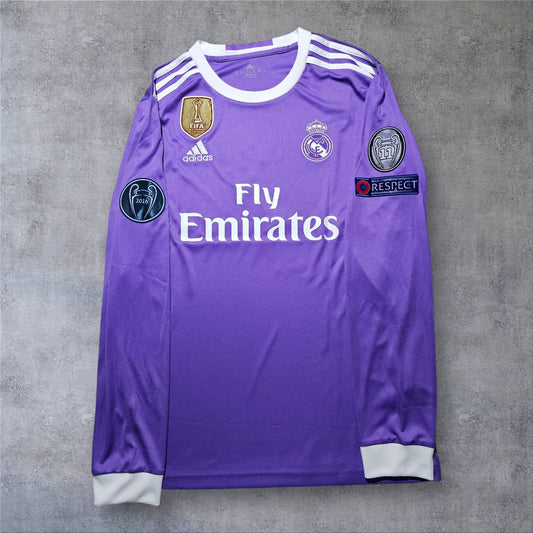 Ronaldo 7 Real Madrid 2016/2017 Away Champions League - retro football shirt