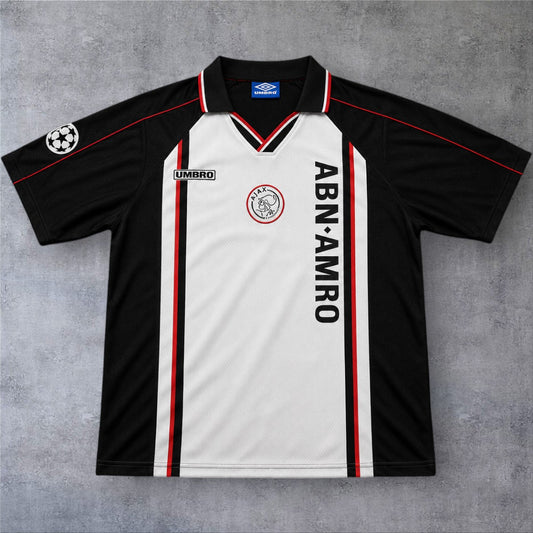 Davids 8 Ajax Away 1998/99 Champions League retro football shirt