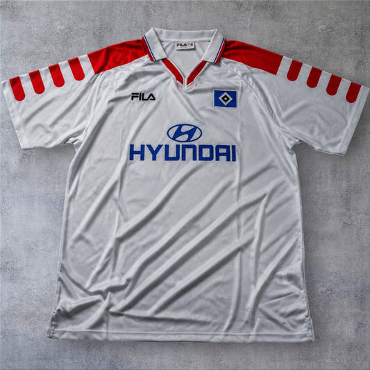 Gravesen 2 Hamburger SV Away 1998 retro football shirt