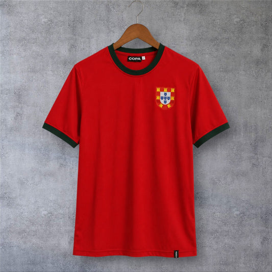 Eusébio 13 Portugal Home 1966 retro football shirt