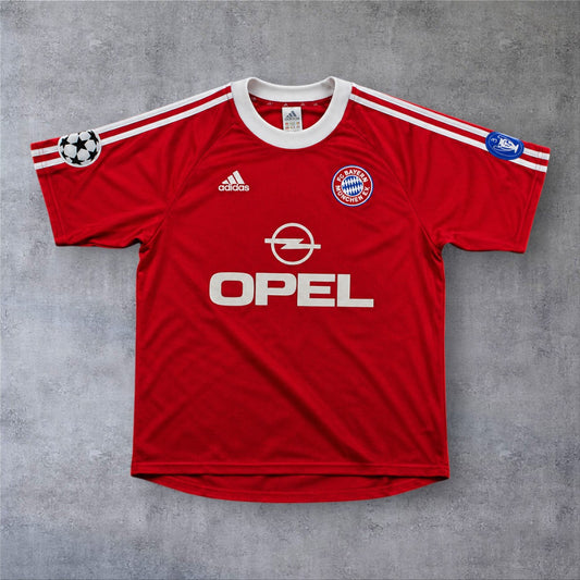 Elber 9 Bayern Home 2001/2002 Champions League retro football shirt