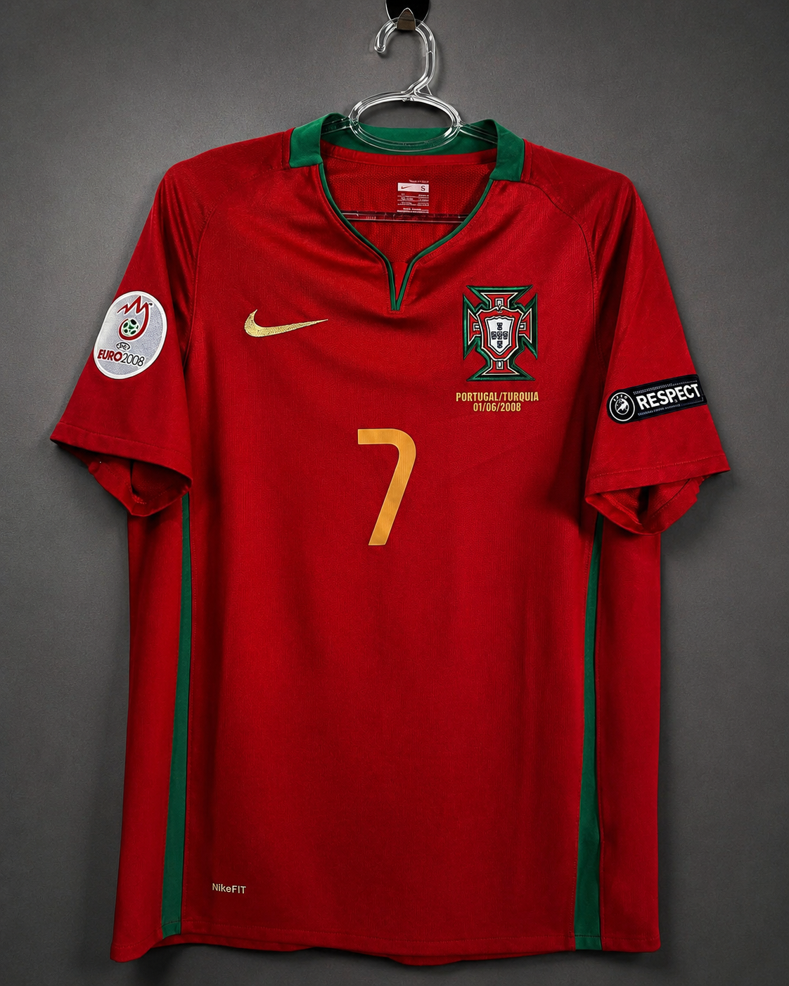 C.Ronaldo 17 - Portugal Home (Game Writting) 2008 Euro