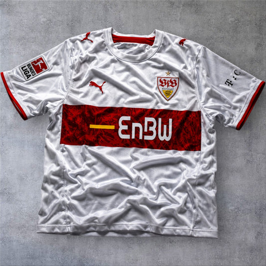 F.Meira 6 Stuttgart Home 2006/07 Bundesliga retro football shirt