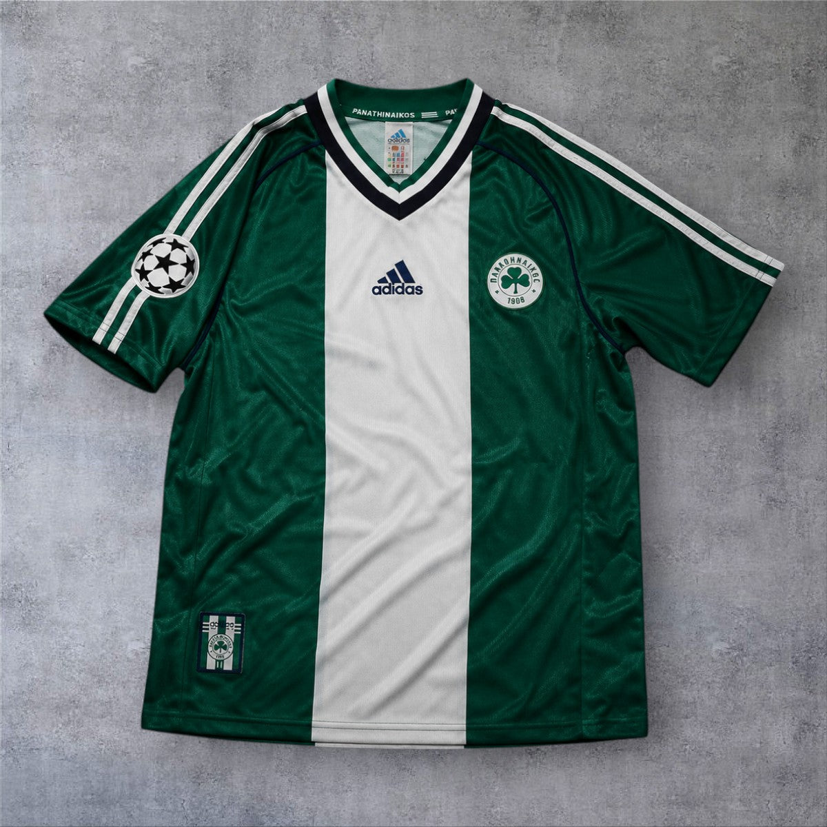 Karagounis 26 Panathinaikos Home 1998/99 Champions League retro football shirt