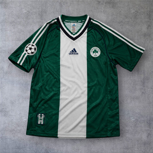 Karagounis 26 Panathinaikos Home 1998/99 Champions League retro football shirt