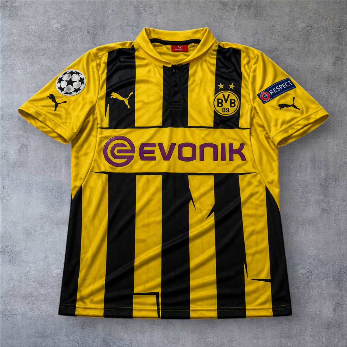 M.Gotze 10 Dortmund Home 2012/13 Champions League retro football shirt