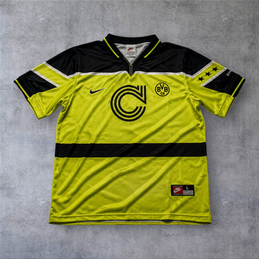 Moller 10 Borussia Dortmund Home 1996/97 UCL Final retro football shirt