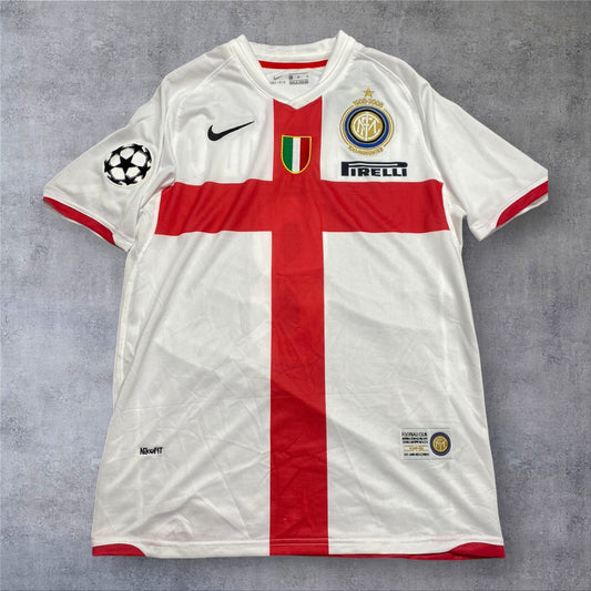 Ibrahimovic 8 Inter Away 2007/2008 Champions League retro football shirt
