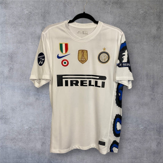 Zanetti 4 Inter Away 2010/2011 Champions League retro football shirt