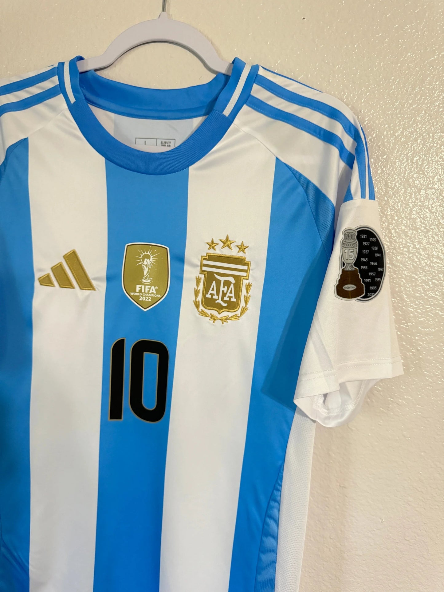 Messi 10 - Argentina Home Copa America 2024
