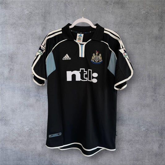 Alan Shearer 9 Newcastle 2000/01 Premier League retro football shirt