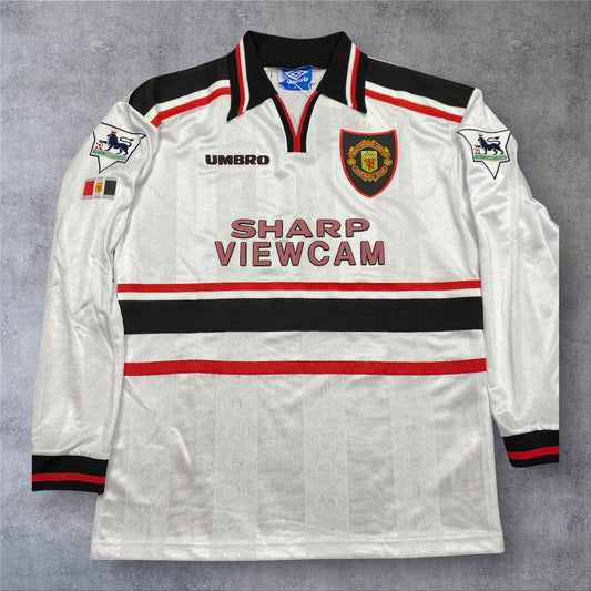 Beckham 7 Manchester United 1997/99 Premier League retro football shirt