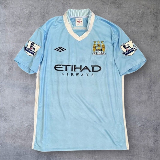 Yaya Toure 42 Manchester City 2011/12 Premier League retro football shirt