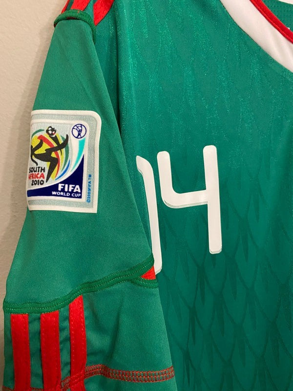 Javier Hernández 14 "Chicharito" - Mexico Home 2010 World Cup
