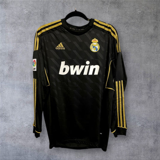 Benzema 9 Real Madrid 2011/2012 Away La Liga retro football shirt