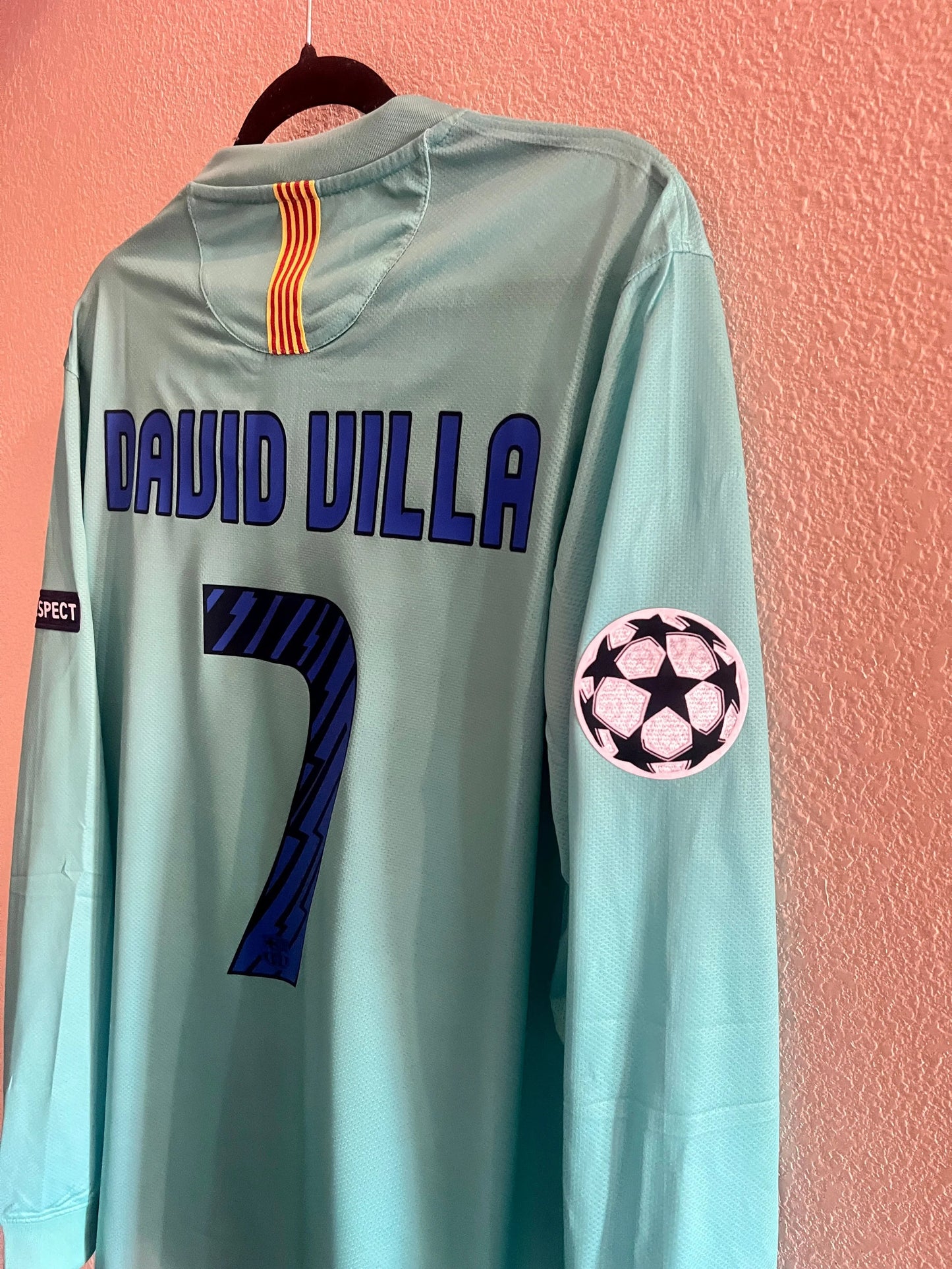 David Villa Barcelona 2011/2012 Third Kit Champions League