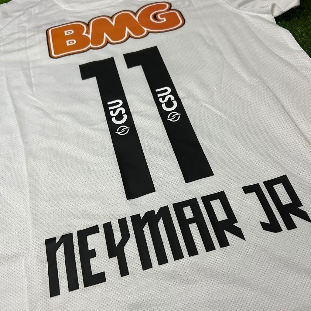 Neymar Jr 11 Santos Home 2011/12 retro football shirt