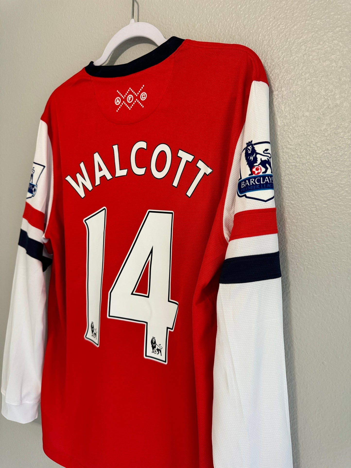 Walcott 14 Arsenal 2012/13 Home Premier League retro football shirt