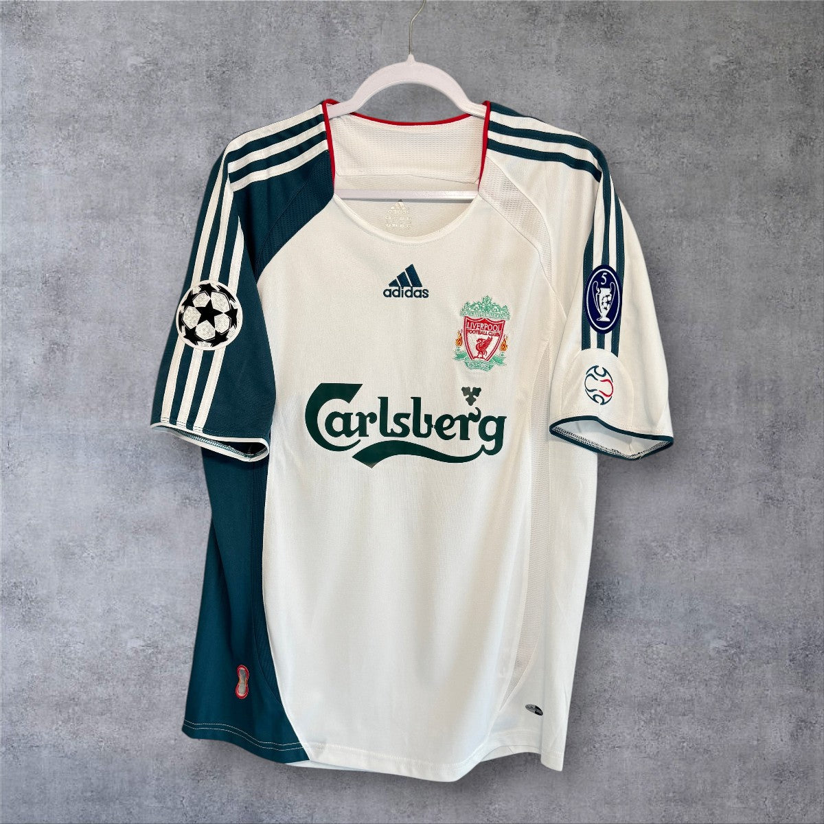 X.Alonso 14 Liverpool 2006/2007 Away retro football shirt