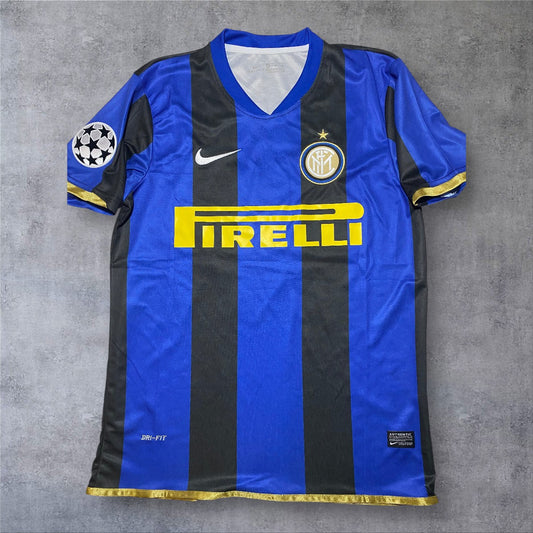 Quaresma 77 Inter Home 2008/09 Champions League retro football shirt