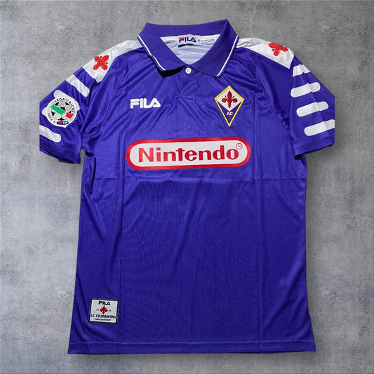 Rui Costa 10 Fiorentina 1998/99 Serie A retro football shirt