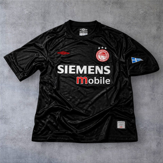 Rivaldo 5 Olympiacos Away 2004/05 retro football shirt