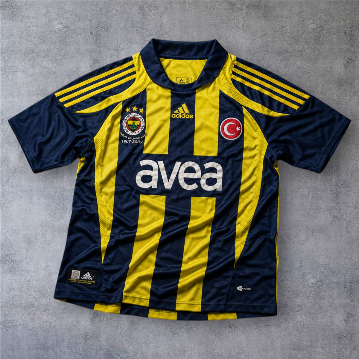 Alex 20 Fenerbahce 2007/08 Home retro football shirt