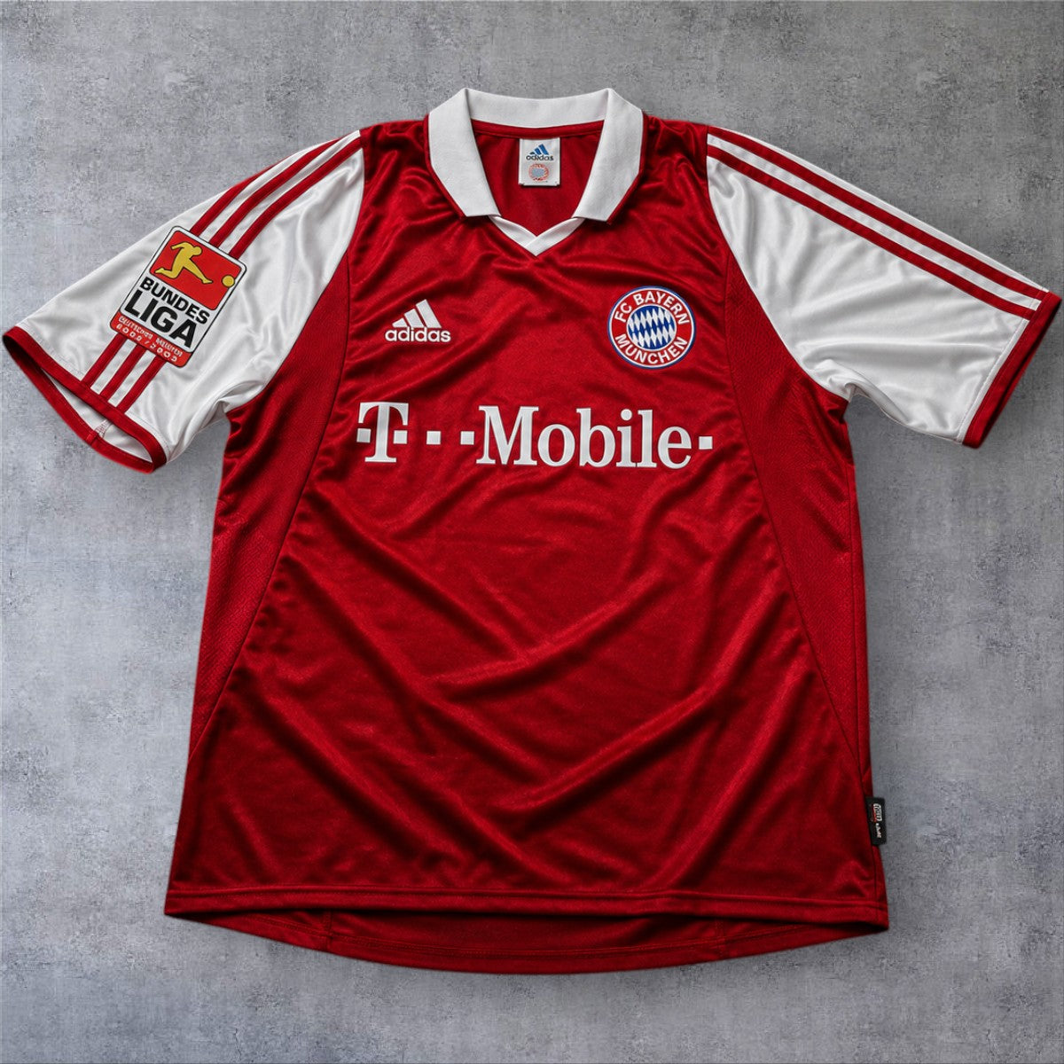Ballack 13 Bayern Home 2003/04 Bundesliga retro football shirt