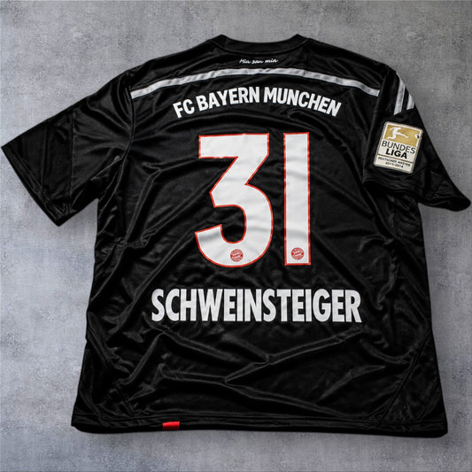 Schweinsteiger 31 Bayern Away 2014/15 Bundesliga retro football shirt