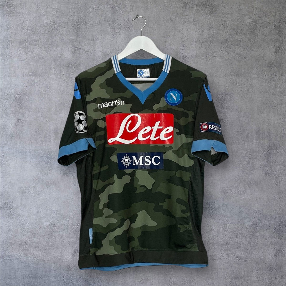 Hamsik 17 Napoli camo kit - 2013/14 Champions League