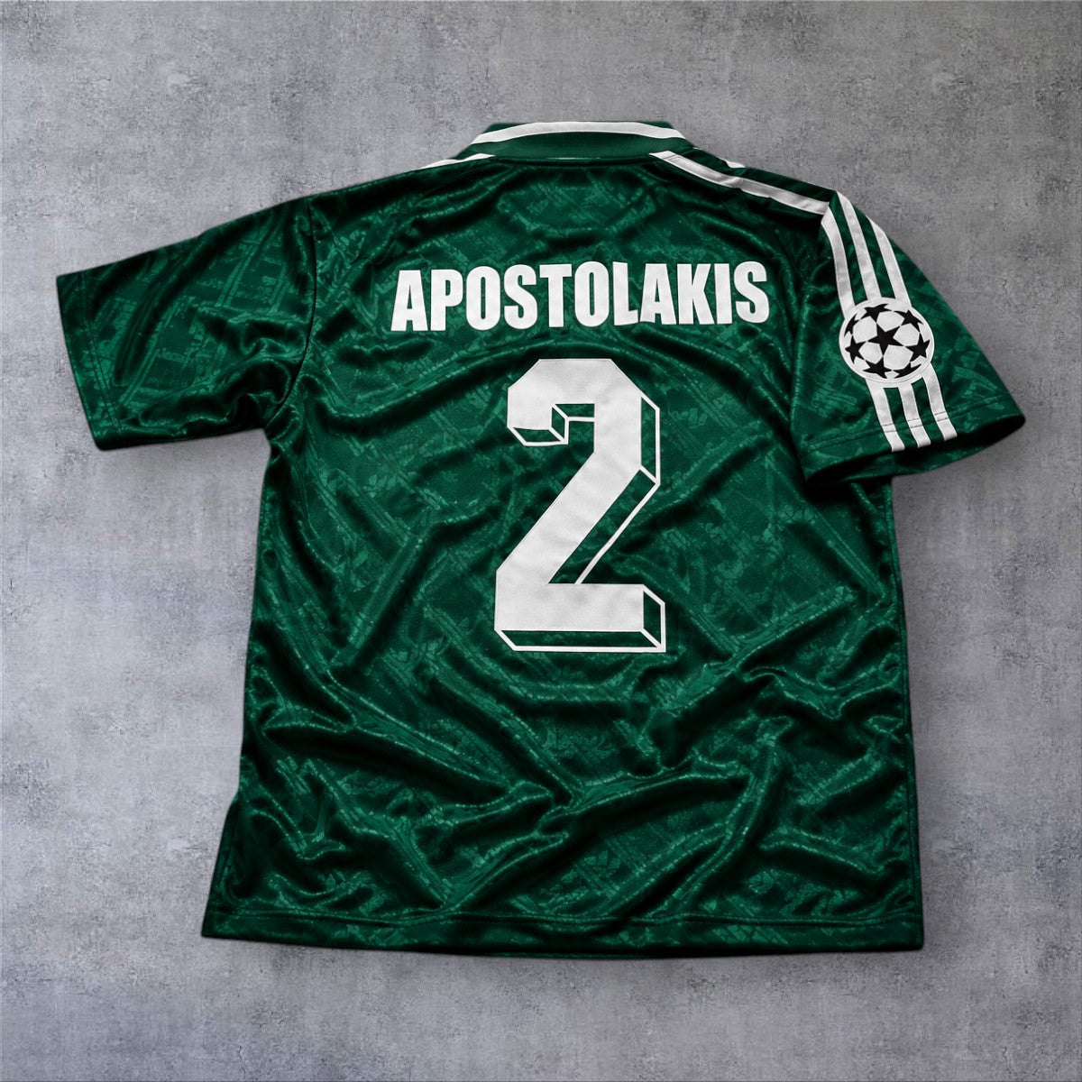 Apostolakis 2 Panathinaikos Home 1995/96 Champions League retro football shirt