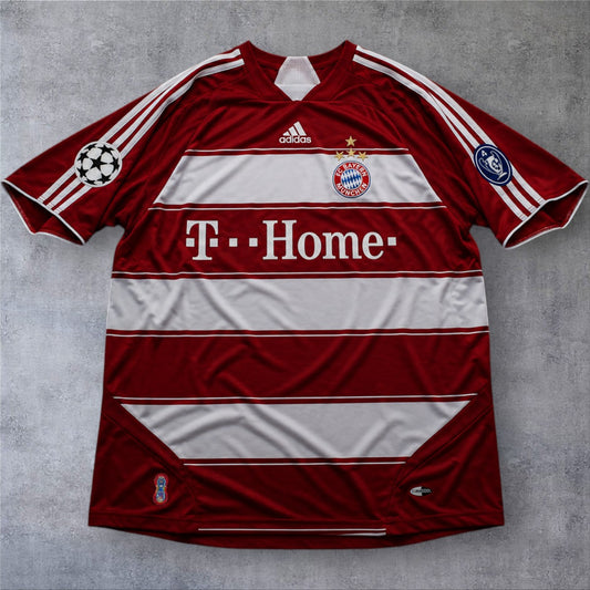 Ribery 7 Bayern Home 2007/08 Champions League retro football shirt