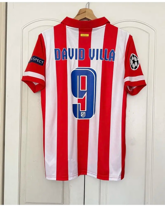 David Villa 9 - Atlético Madrid Home 2013/14 Champions League