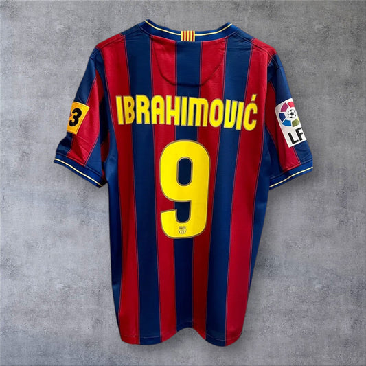 Ibrahimović 9  - Barcelona Home 2009/2010 La Liga