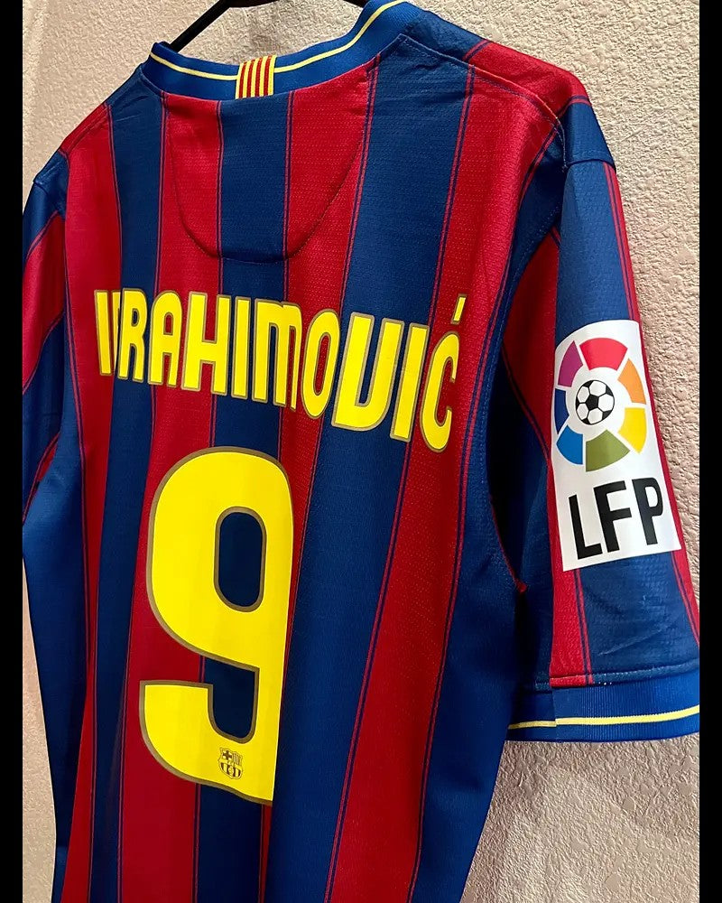Ibrahimović 9  - Barcelona Home 2009/2010 La Liga
